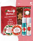 Zestaw świąteczny Warm Christmas Box – balsamy do ust, kremy do rąk i stóp (6 elementów)