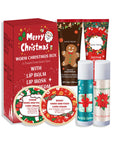 Zestaw świąteczny Warm Christmas Box – balsamy do ust, kremy do rąk i stóp (6 elementów)