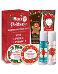 Zestaw świąteczny Warm Christmas Box – balsamy do ust, kremy do rąk i stóp (6 elementów)