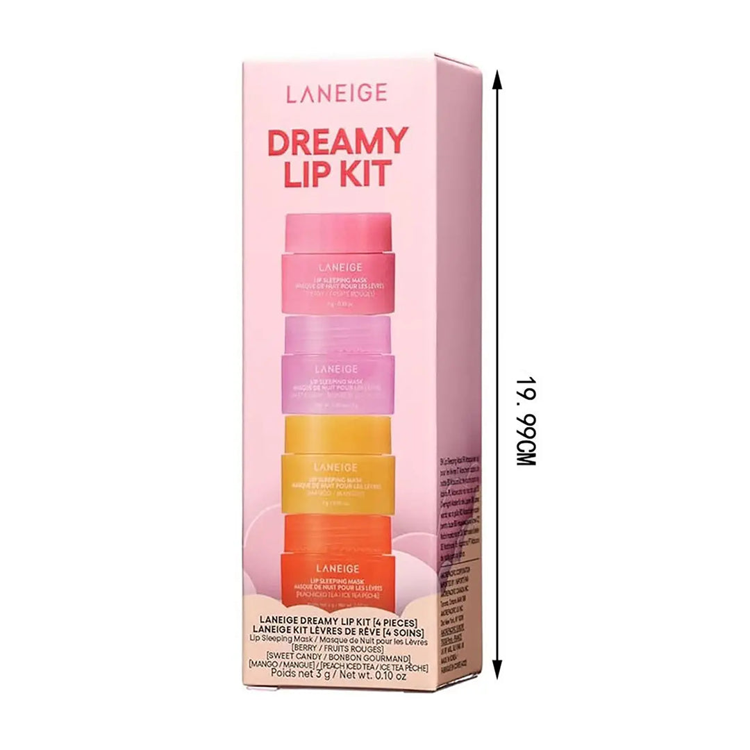 Zestaw masek do ust Laneige Dreamy Lip Kit – 4 mini maski nocne do pielęgnacji ust
