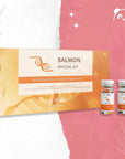 Zestaw ampułek do intensywnego nawilżenia i wygładzenia skóry na 28 dni — Salmon (12×3 ml)