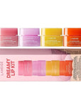 Zestaw masek do ust Laneige Dreamy Lip Kit – 4 mini maski nocne do pielęgnacji ust