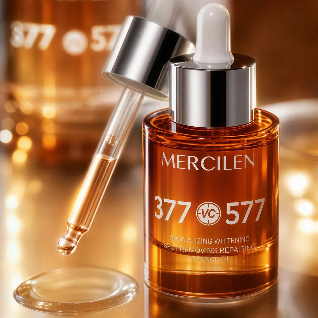 Olejek-serum do twarzy Mercilen 377 VC 577 – na przebarwienia, zmarszczki i utratę blasku, 30 ml