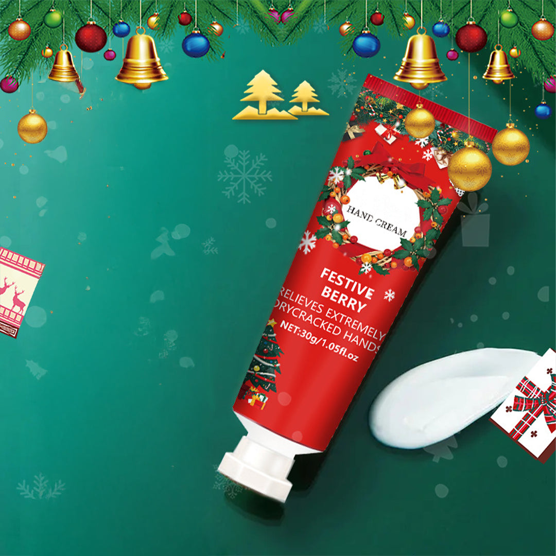 Zestaw świąteczny Warm Christmas Box – balsamy do ust, kremy do rąk i stóp (6 elementów)