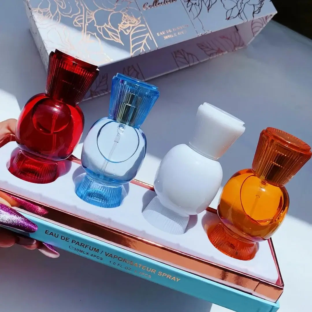 Zestaw perfum 4 × 30 ml – Kolekcja cukierkowa