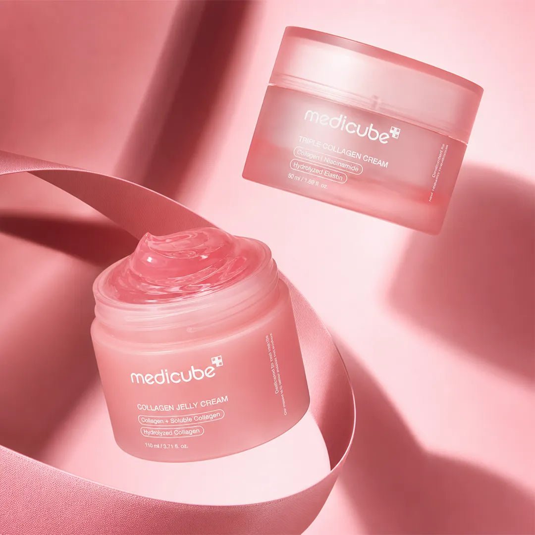 Zestaw kremów do twarzy Medicube Triple Collagen – Jelly Cream + Cream 4.0