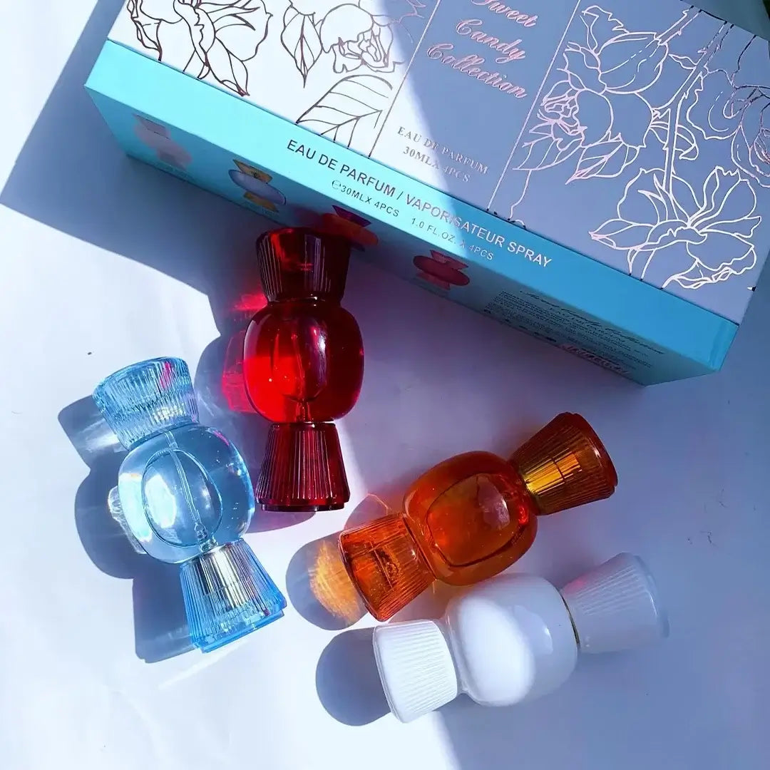 Zestaw perfum 4 × 30 ml – Kolekcja cukierkowa
