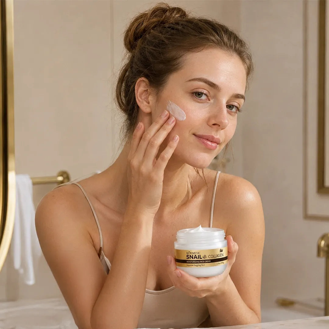 Krem do twarzy Kormesic Snail Collagen – nawilżenie i wygładzenie - 50 g