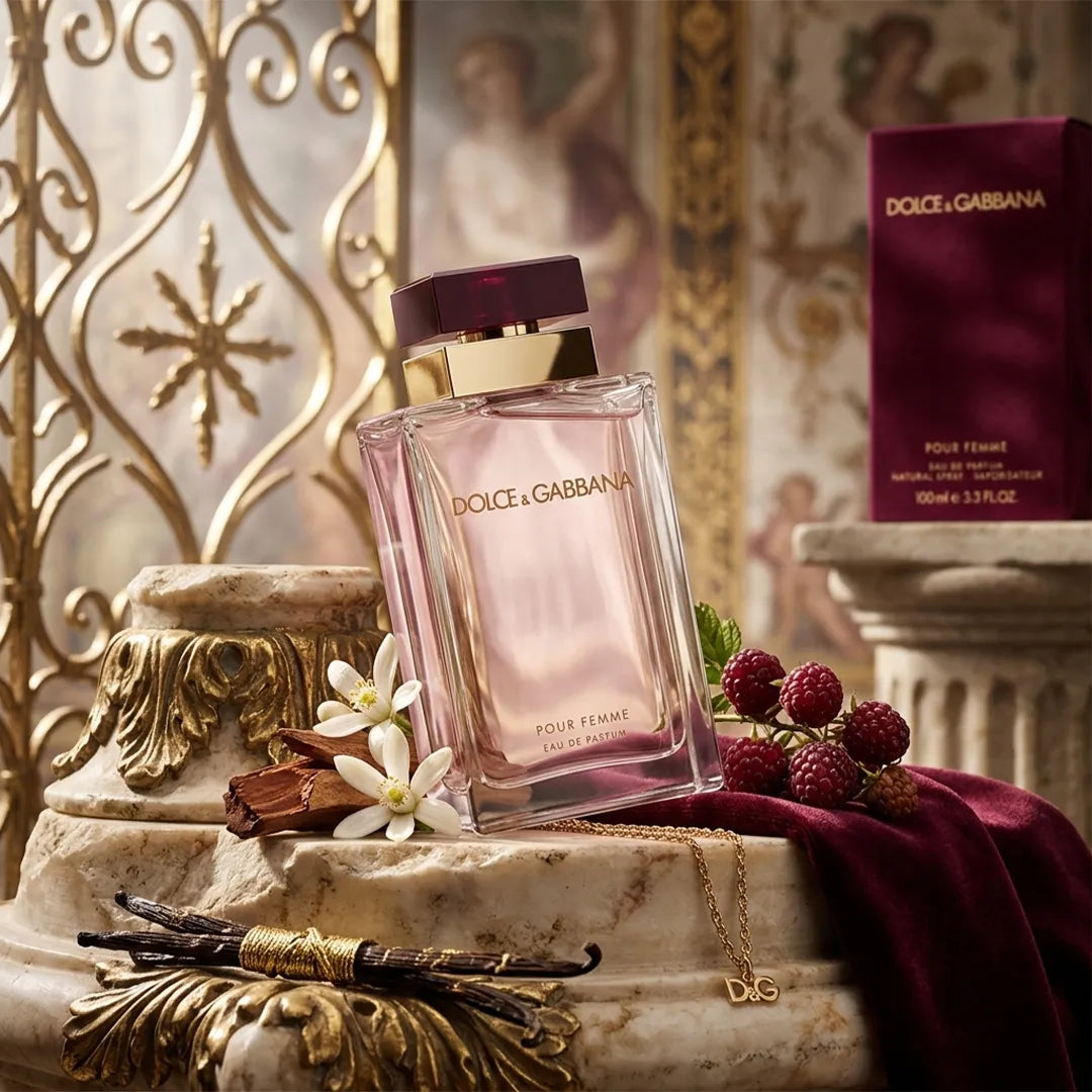 Perfumy damskie Dolce&amp;Gabbana Pour Femme – kwiatowa elegancja, wanilia i marshmallow, 100 ml