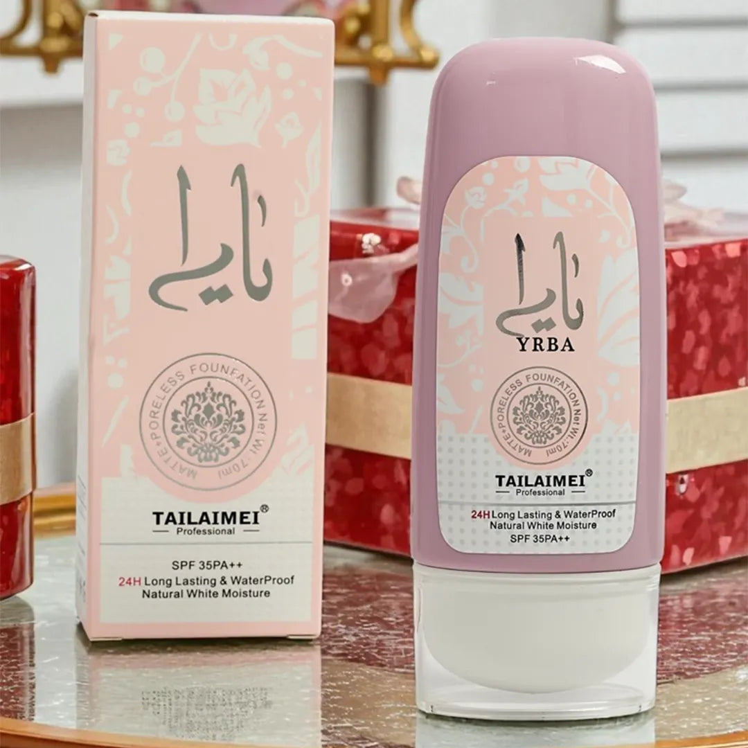 Zestaw do makijażu twarzy 4w1 – podkłady i puder wygładzający cerę