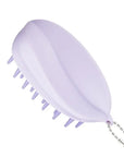 Szczotka silikonowa do mycia skóry głowy – fioletowa