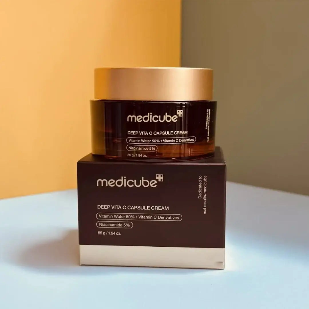 Krem do twarzy z kapsułkami witaminowymi – Mediacube Deep Vita C 55 g