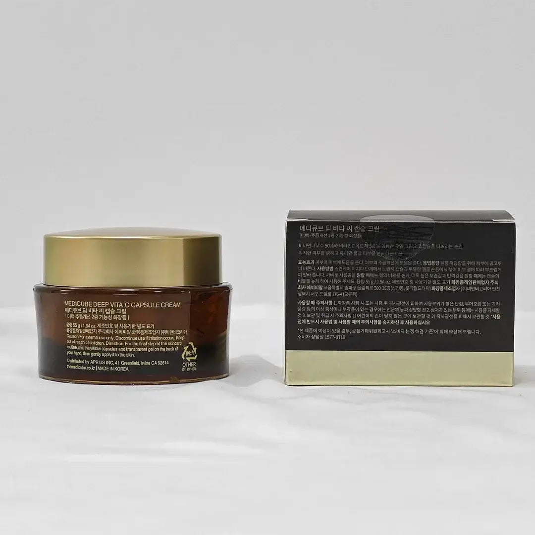 Krem do twarzy z kapsułkami witaminowymi – Mediacube Deep Vita C 55 g
