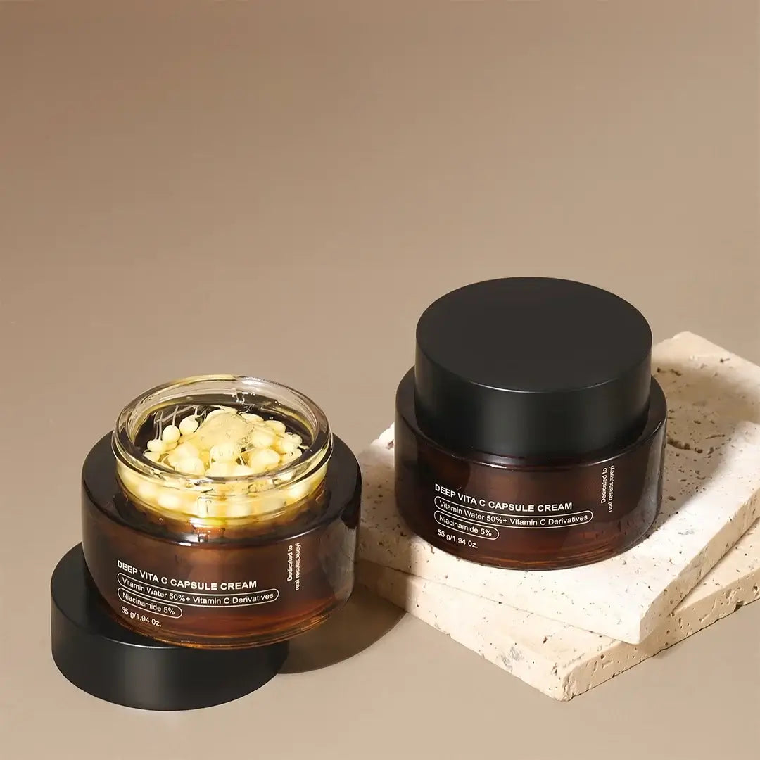 Krem do twarzy z kapsułkami witaminowymi – Mediacube Deep Vita C 55 g