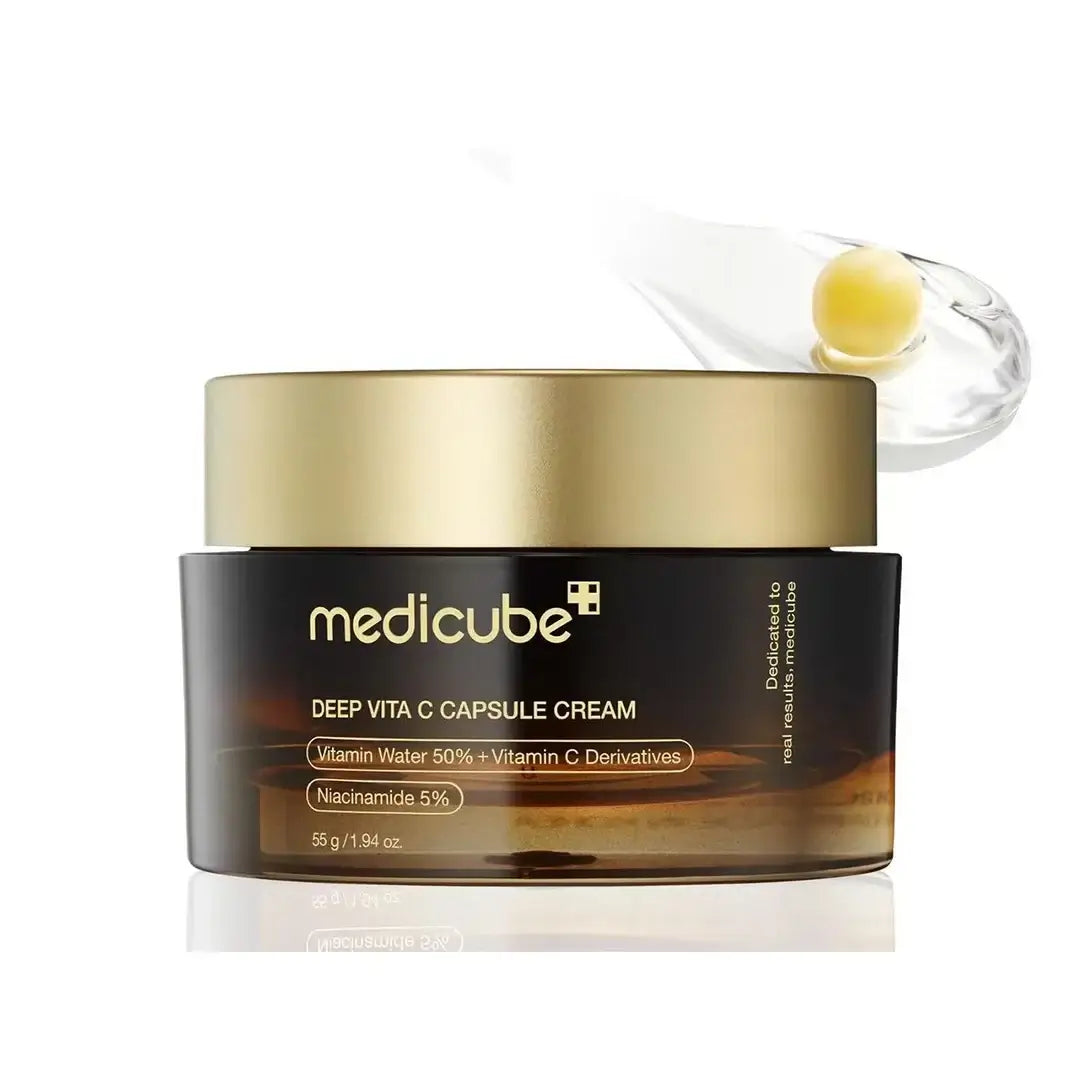 Krem do twarzy z kapsułkami witaminowymi – Mediacube Deep Vita C 55 g