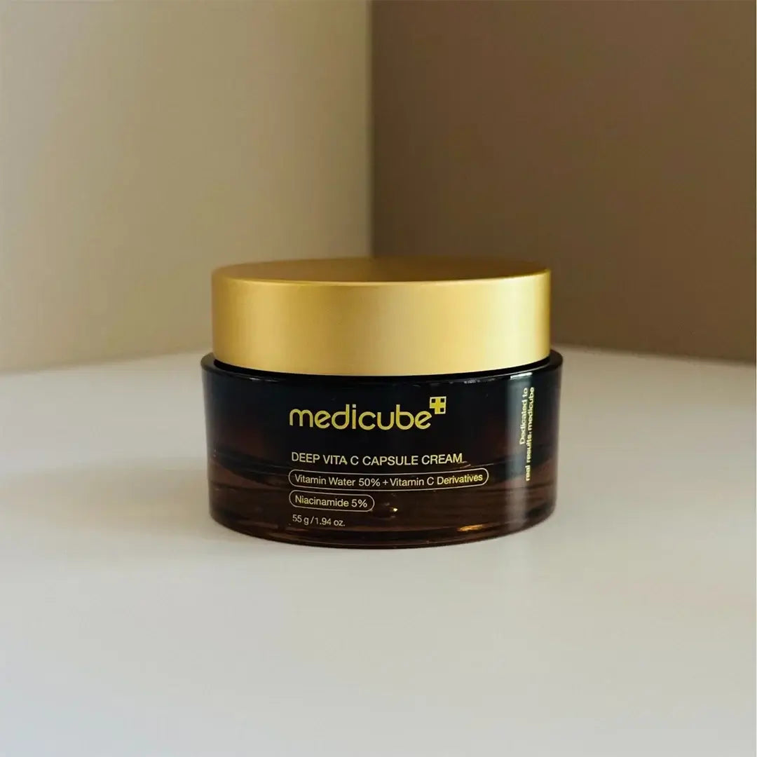 Krem do twarzy z kapsułkami witaminowymi – Mediacube Deep Vita C 55 g