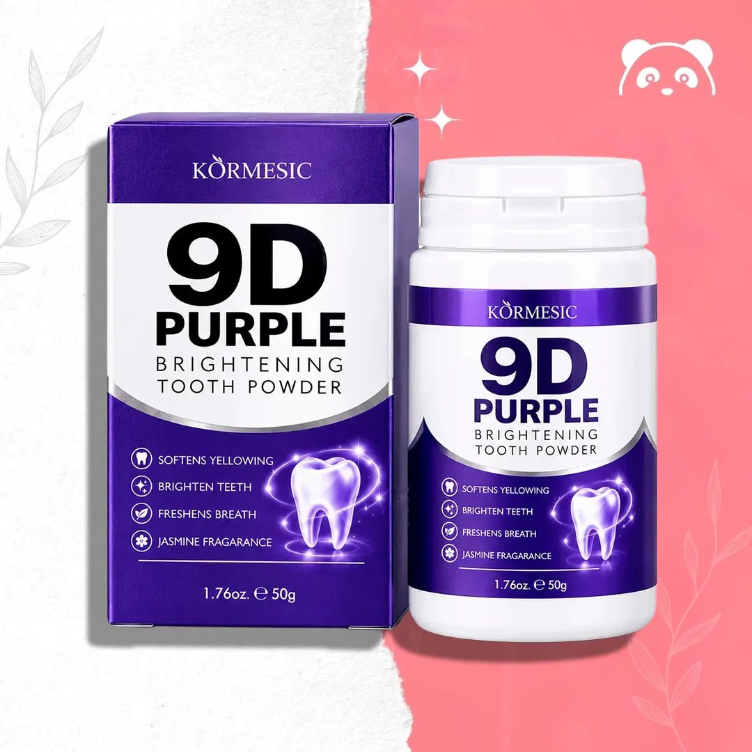 Proszek wybielający do zębów Kormesic 9D Purple – 50 g - Proszki do zębów