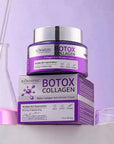 Zestaw do pielęgnacji twarzy Botox Collagen 4w1 – płatki pod oczy, maska, esencja i krem