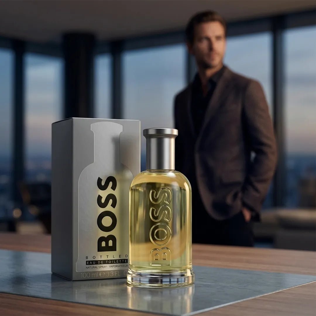 Woda toaletowa męska Boss Bottled – świeżość jabłka, cynamon i drzewna elegancja