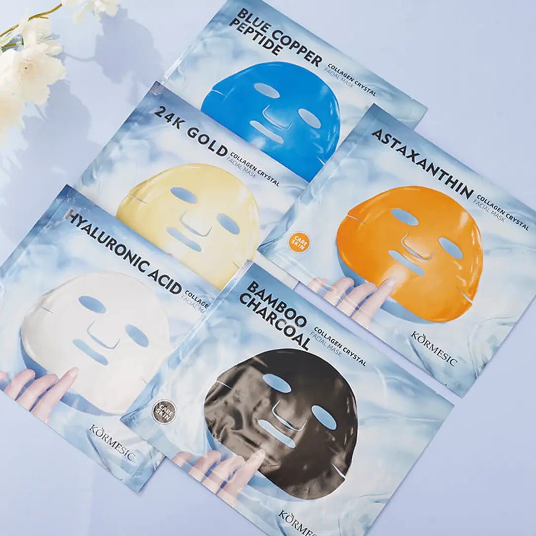 Collagen Crystal Facial Mask KORMESIC – Potrójna pielęgnacja dla Twojej skóry!