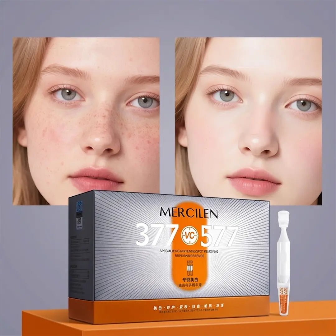 Ampułki wybielające MERCILEN 377+577+VC na przebarwienia