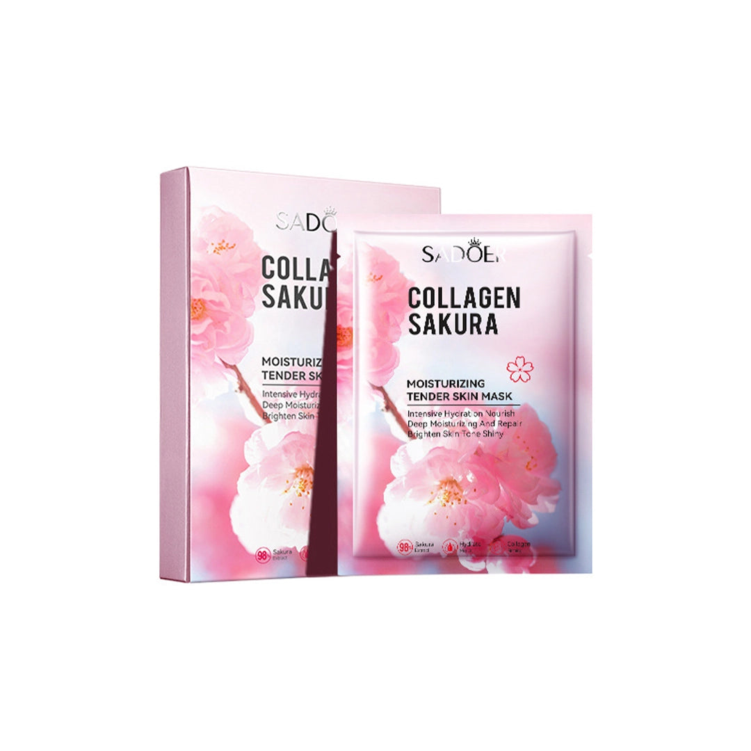 Zestaw 3w1 Collagen Sakura do Pielęgnacji Skóry SADOER