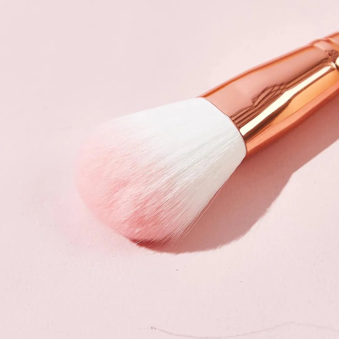 Zestaw pędzli do makijażu w etui z lusterkiem – 5 elementów