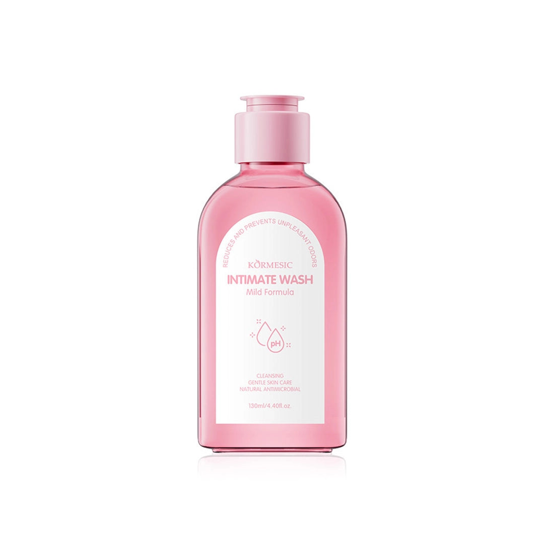 Zestaw do higieny intymnej — 5 produktów (wash 130 ml, spray 50 ml, serum 30 ml, gel 20 g, lotion 30 g)
