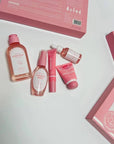 Zestaw do higieny intymnej — 5 produktów (wash 130 ml, spray 50 ml, serum 30 ml, gel 20 g, lotion 30 g)