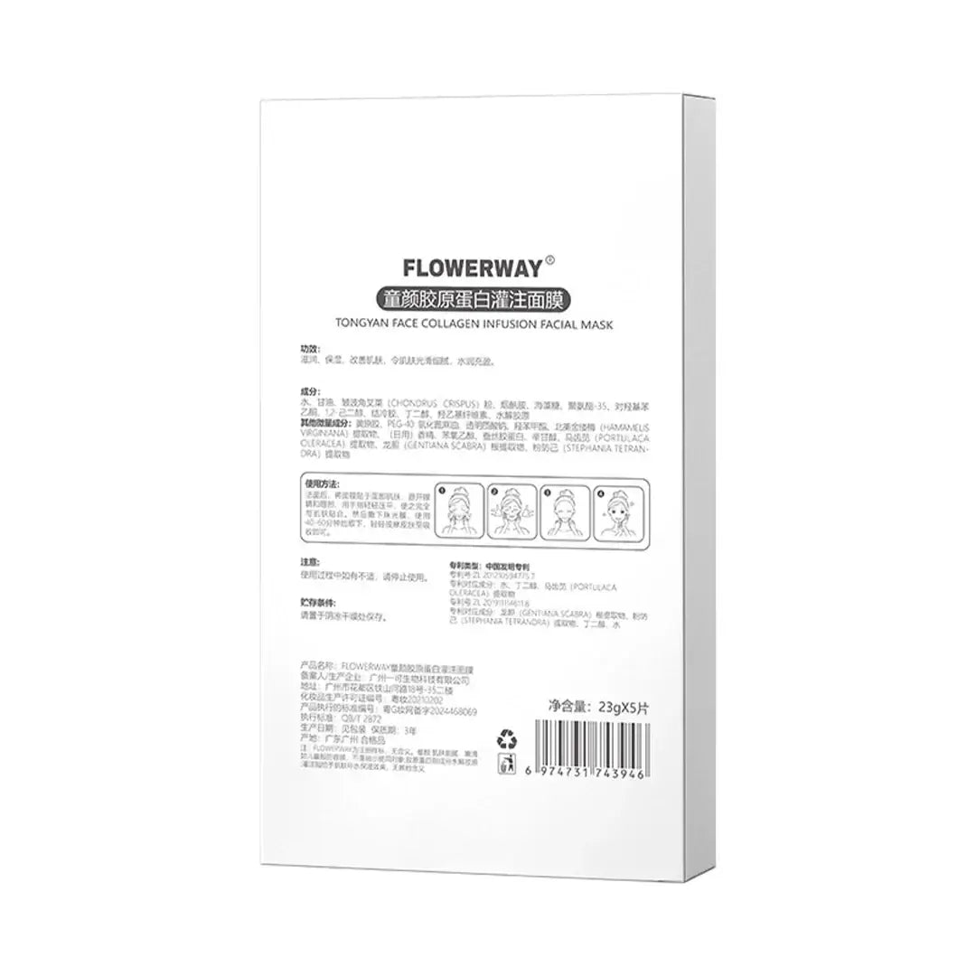 Maska do twarzy nawilżająco–odżywcza – intensywna pielęgnacja skóry 5 szt