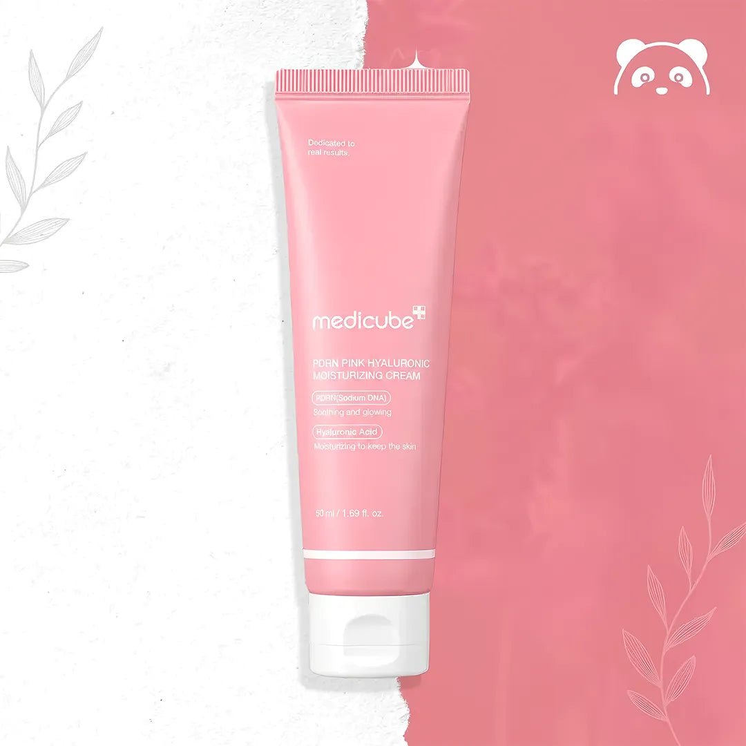 Krem do twarzy Medicube PDRN Pink Hyaluronic Moisturizing Cream – ujędrnienie, nawilżenie i blask, 50 ml