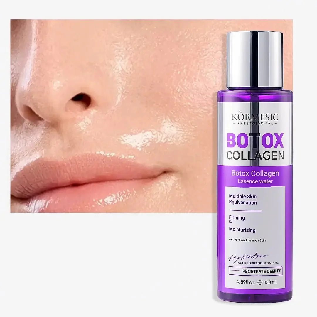 Zestaw do pielęgnacji twarzy Botox Collagen 4w1 – płatki pod oczy, maska, esencja i krem
