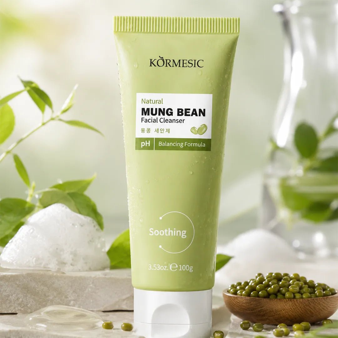 Żel do mycia twarzy Kormesic Mung Bean – łagodne oczyszczanie i promienna skóra, 100 g