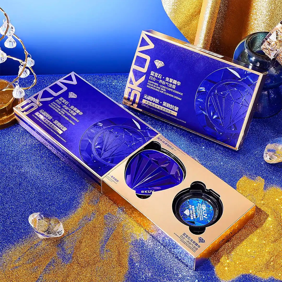 Cushion z lusterkiem, gąbeczką do aplikacji i dodatkowym wkładem + tusz w prezencie🎁