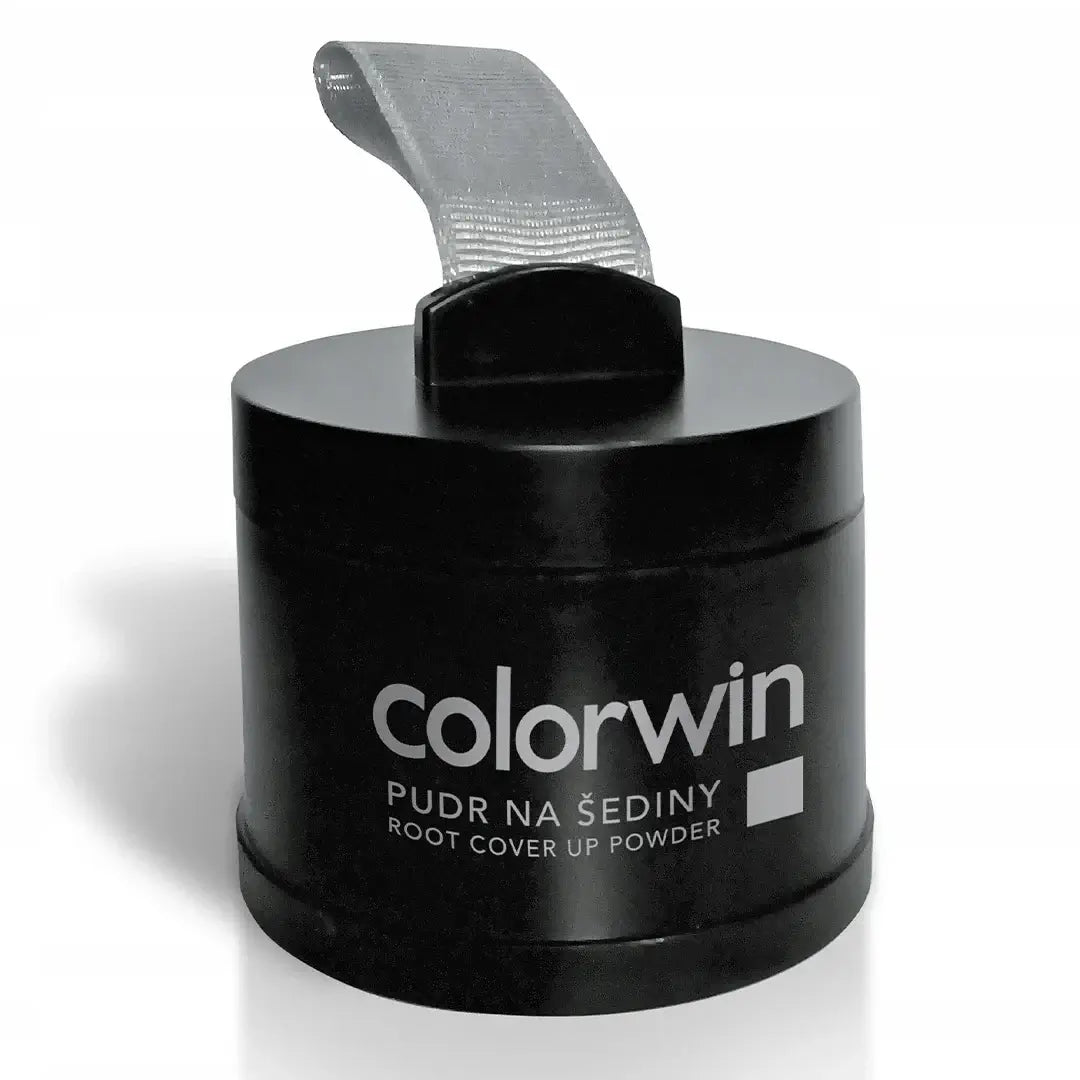 Puder korygujący do włosów — maskuje siwiznę, zakola, odrosty i przedziałki