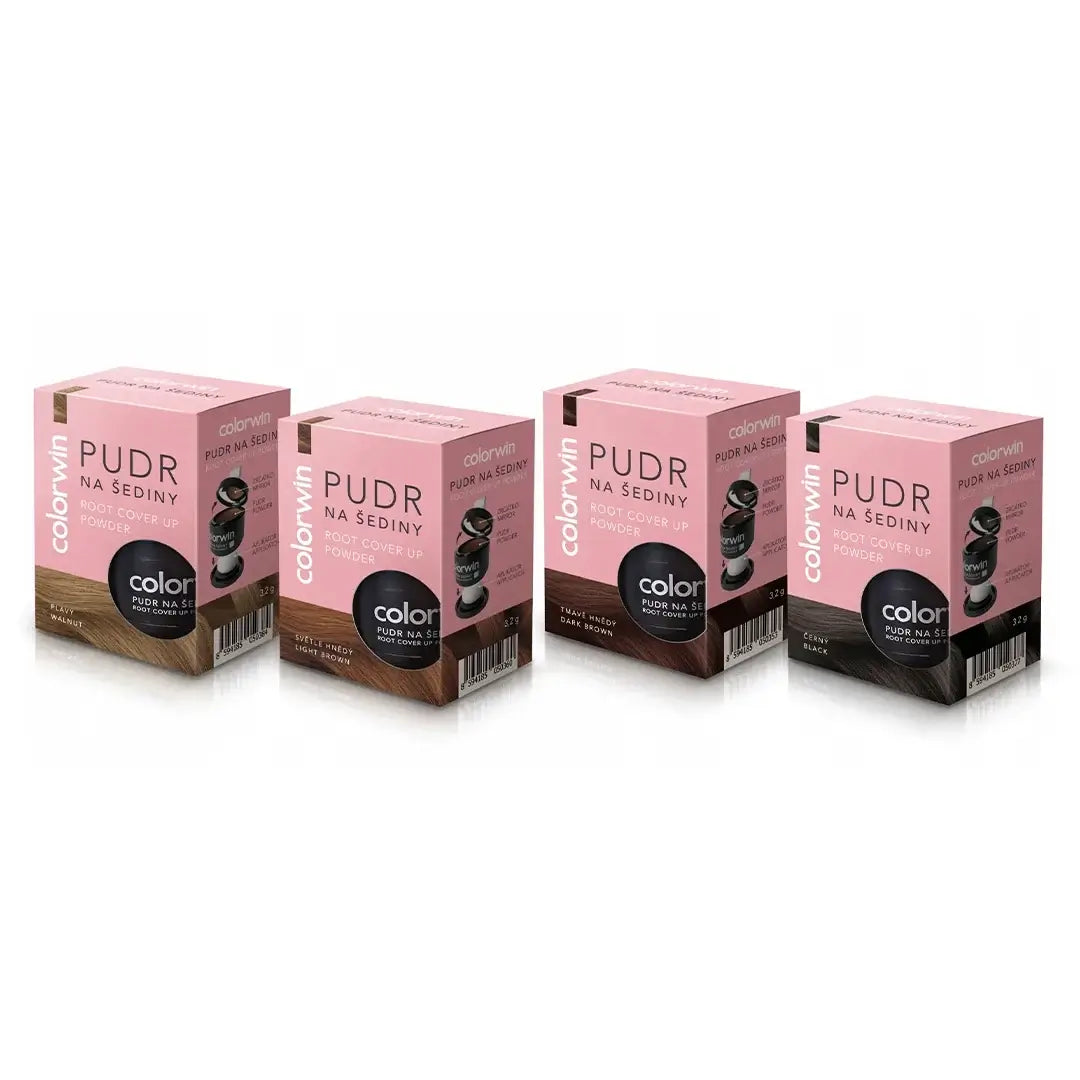 Puder korygujący do włosów — maskuje siwiznę, zakola, odrosty i przedziałki