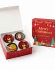 Zestaw świątecznych świec zapachowych Merry Christmas – 4 sztuki
