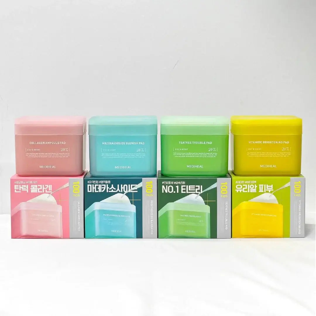 Płatki do twarzy w ampułce – Mediheal 100 szt. (5 wariantów do wyboru)