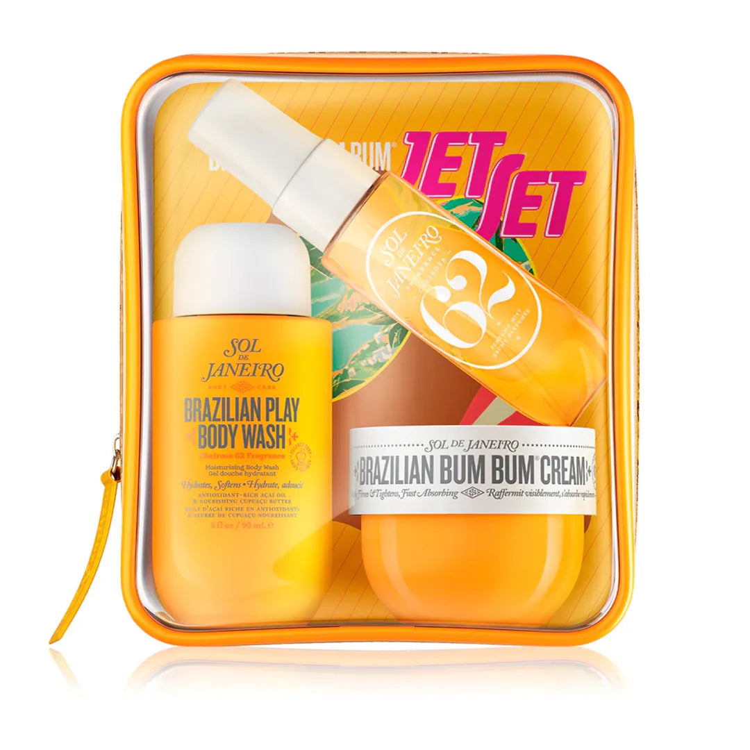 Sol de Janeiro Jet Set reisikomplekt kehahoolduseks – 3 varianti