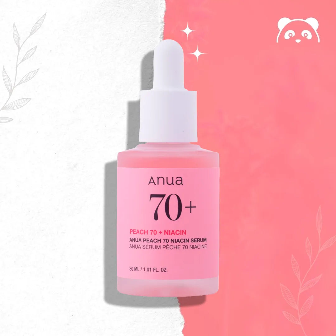 Serum rozjaśniające do twarzy Anua Peach 70 Niacin z wodą brzoskwiniową – 30 ml