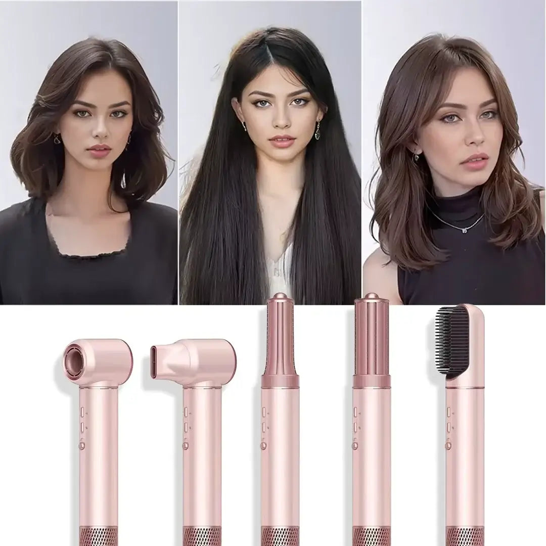 Profesjonalny wielofunkcyjny suszarko-styler do włosów — suszy, stylizuje, kręci, prostuje