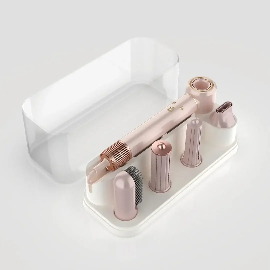 Profesjonalny wielofunkcyjny suszarko-styler do włosów — suszy, stylizuje, kręci, prostuje