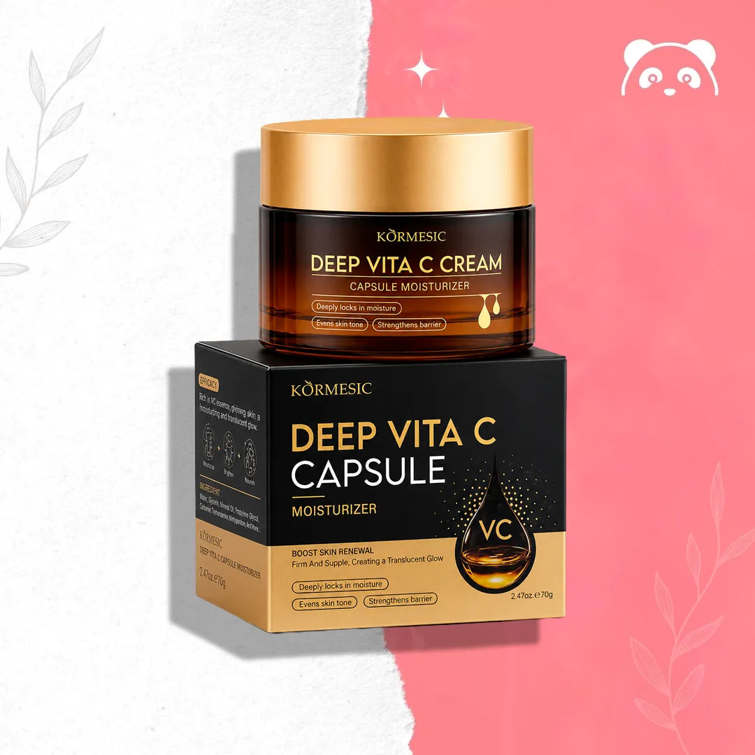 Krem do twarzy z witaminą C Kormesic Deep Vita C Capsule Moisturizer – 70 g