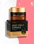 Krem do twarzy z witaminą C Kormesic Deep Vita C Capsule Moisturizer – 70 g