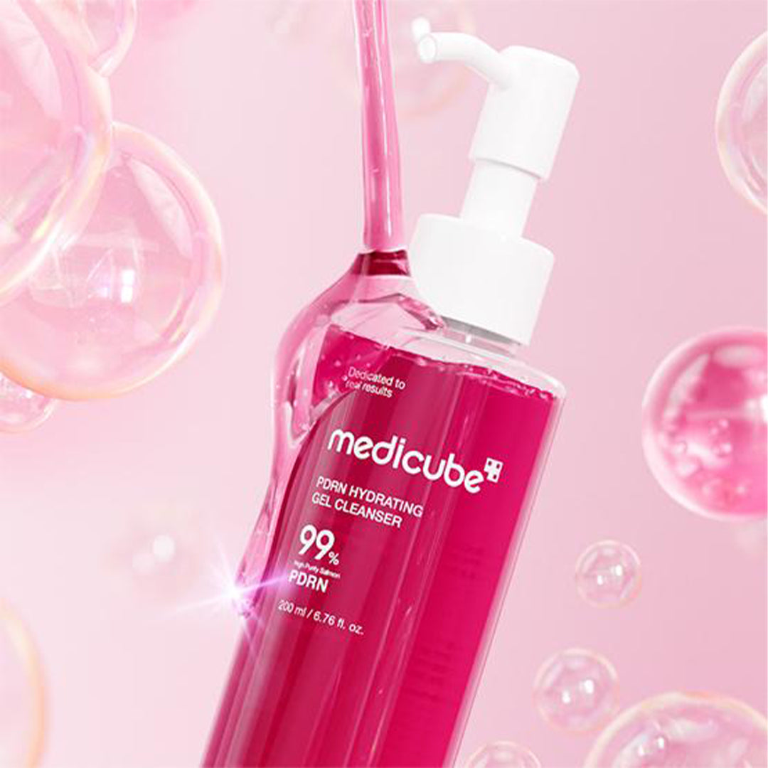 Kompletny rytuał piękna Medicube PDRN Pink – serum, krem, pianka