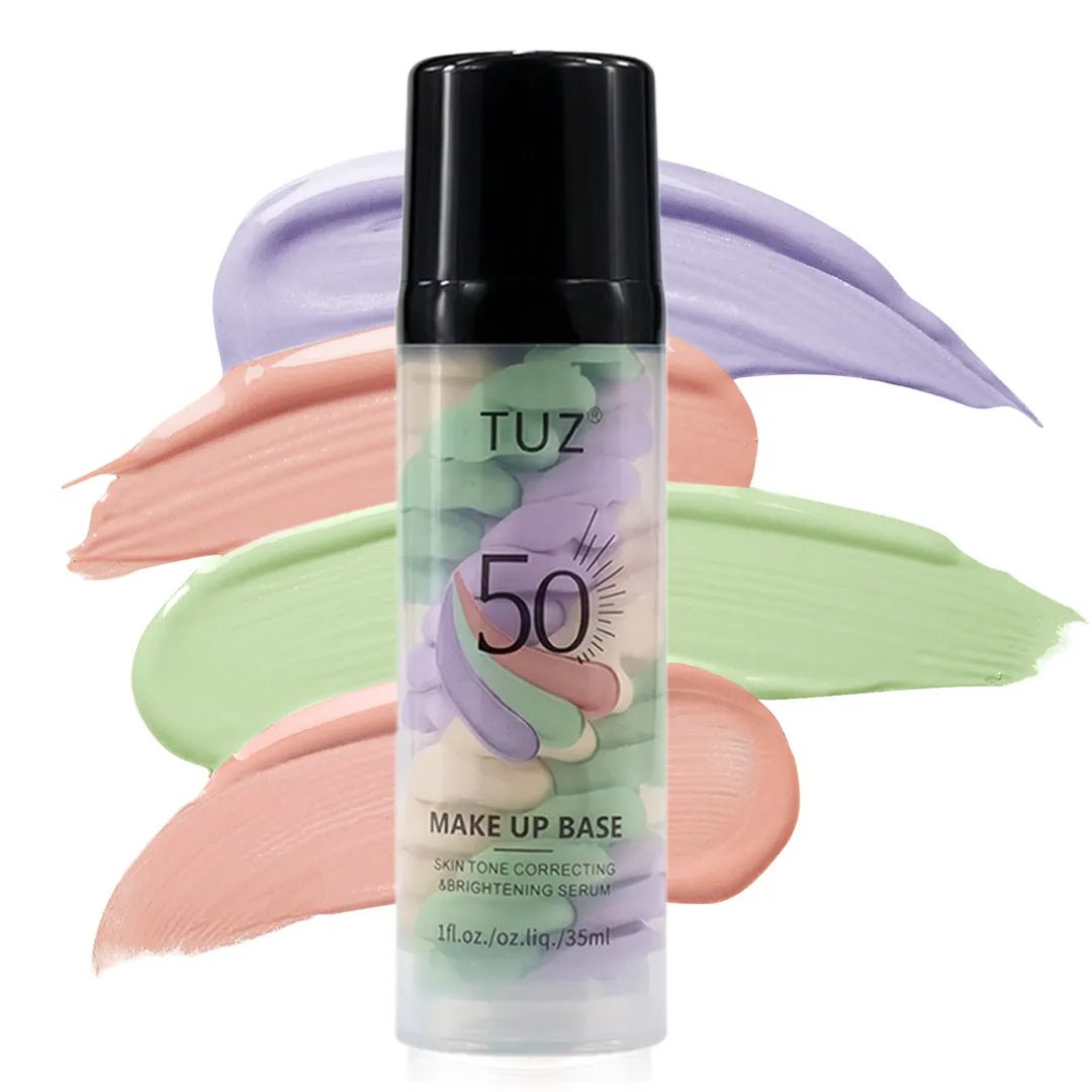 Baza pod makijaż 3-kolorowa TUZ SPF 50 – wyrównanie kolorytu i glow efekt