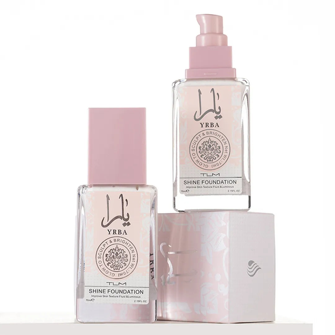 Zestaw do makijażu twarzy 4w1 – podkłady i puder wygładzający cerę