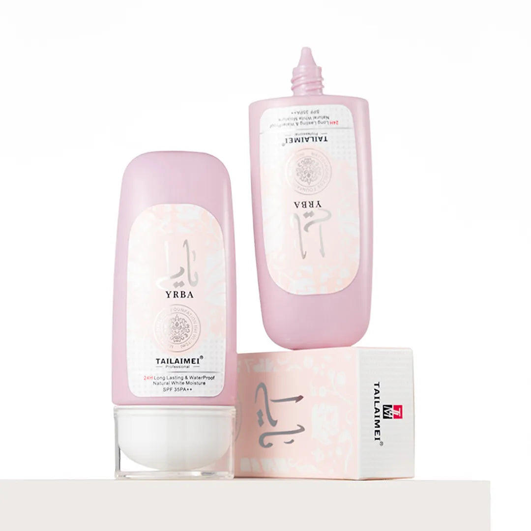 Zestaw do makijażu twarzy 4w1 – podkłady i puder wygładzający cerę