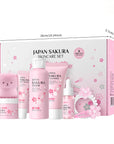 Zestaw pielęgnacyjny Japan Sakura – 8-elementowy komplet do skóry twarzy