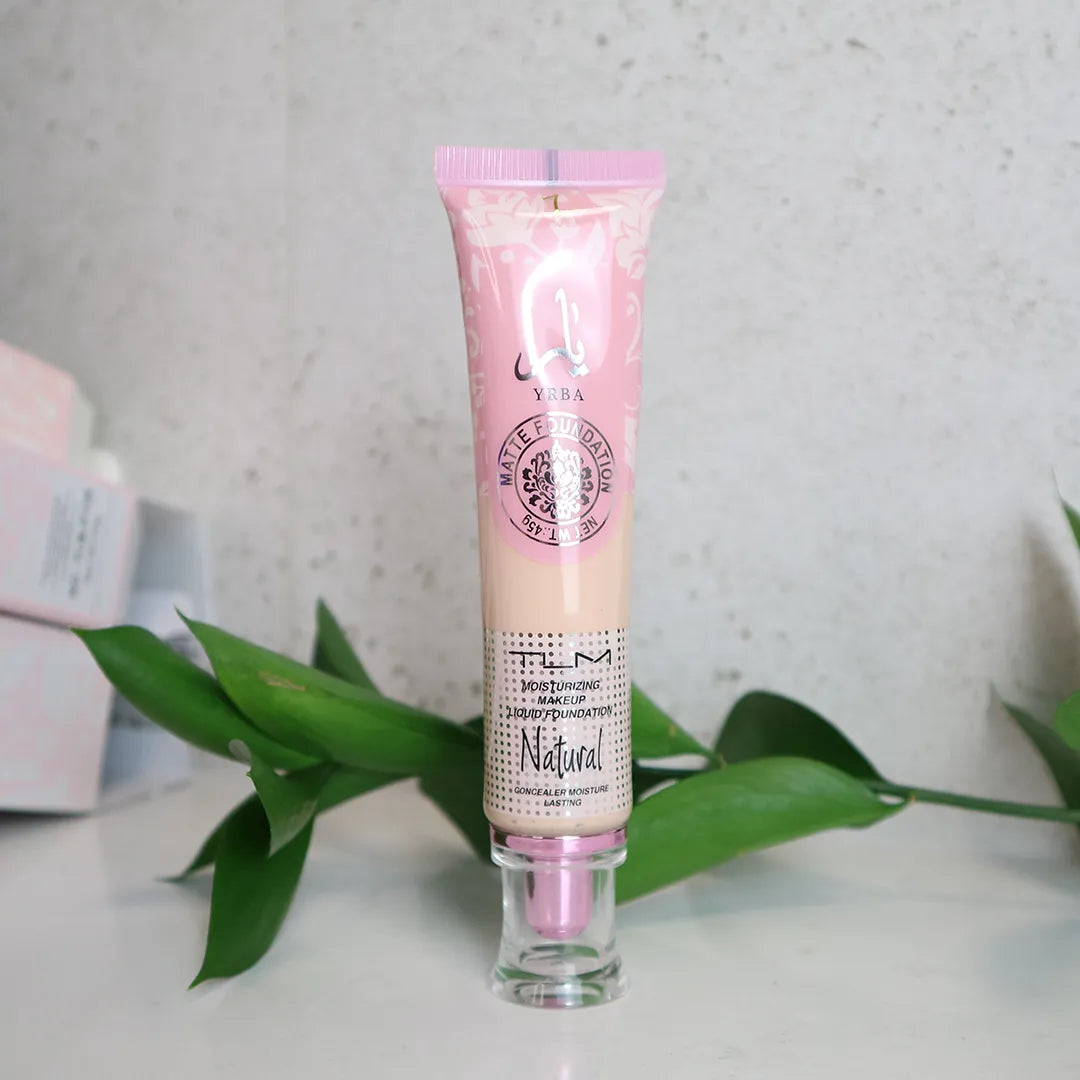 Zestaw do makijażu twarzy 4w1 – podkłady i puder wygładzający cerę